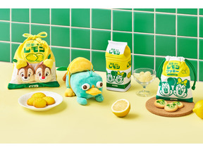 ミッキーマウス＆ミニーマウス、チップ＆デールをデザイン　栃木“レモン牛乳”のお菓子が登場 画像