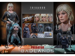 『プレデター：バッドランド』ティア＆バド 1/6スケールフィギュアが登場　レインポンチョが付属 画像