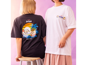 シーサー＆くりまんじゅうが乾杯！「ちいかわ」×オリオンビールデザインTシャツ発売 画像