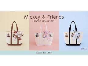 トートバッグ＆スカーフ新登場！ディズニーコレクション「MICKEY＆FRIENDS」　8月5日三越本店で先行販売 画像