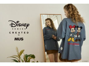 ミッキー＆ミニーのデニムスタイルにフォーカス「Disney SERIES CREATED by MUS」新作、9月2日より発売 画像