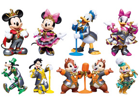 Happyくじ「Disney IDOL ON STAGE」9月26日発売！ミッキーたちがアイドル衣装で登場 画像