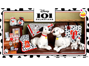 Happyくじに『101匹わんちゃん』登場　ポンゴ＆パディータのぬいぐるみ、お散歩シーンの缶ミラーほか 画像