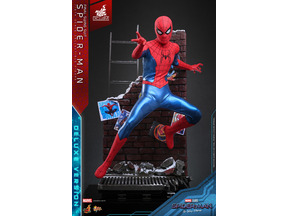 雪のニューヨークを再現した台座も！ スパイダーマン「ファイナル・スウィング・スーツ」デラックス版が登場 画像