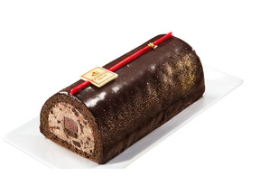 ゴディバの濃厚なチョコレートを堪能！ブッシュドノエルのクリスマスケーキ登場 画像