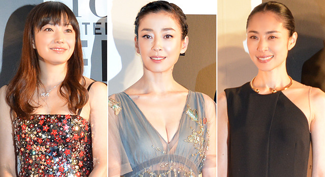 東京国際映画祭 宮沢りえ 菅野美穂 深津絵里 寒空の下で闘う女たちの ドレス Cinemacafe Net