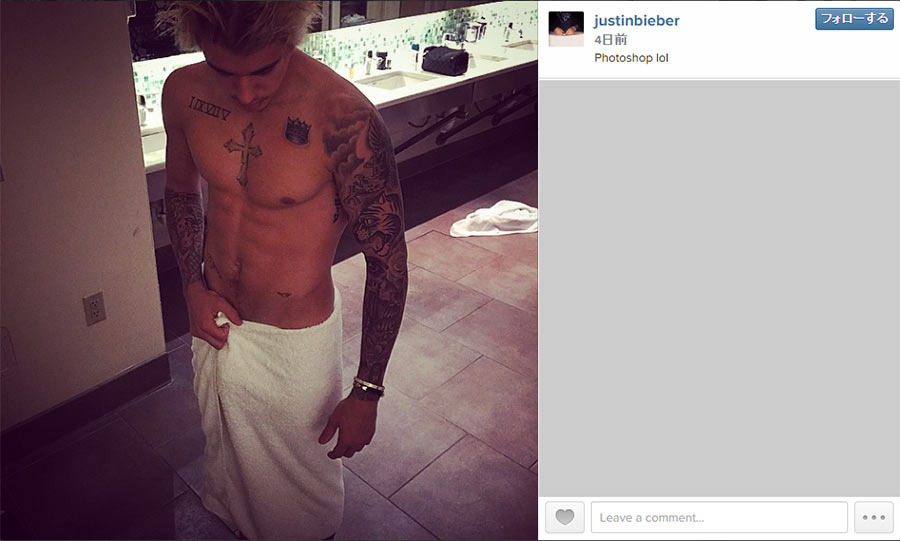 ジャスティン ビーバー カルバン クライン の画像加工疑惑を笑い飛ばす Cinemacafe Net