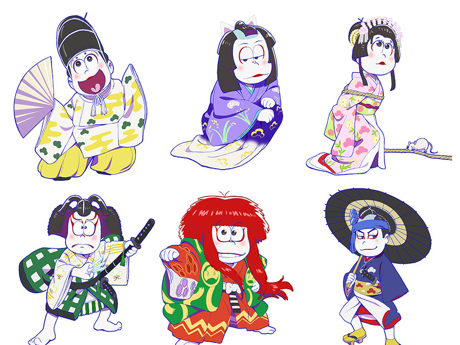 おそ松さん 歌舞伎コラボ 6つ子が華麗な衣裳で登場 Cinemacafe Net