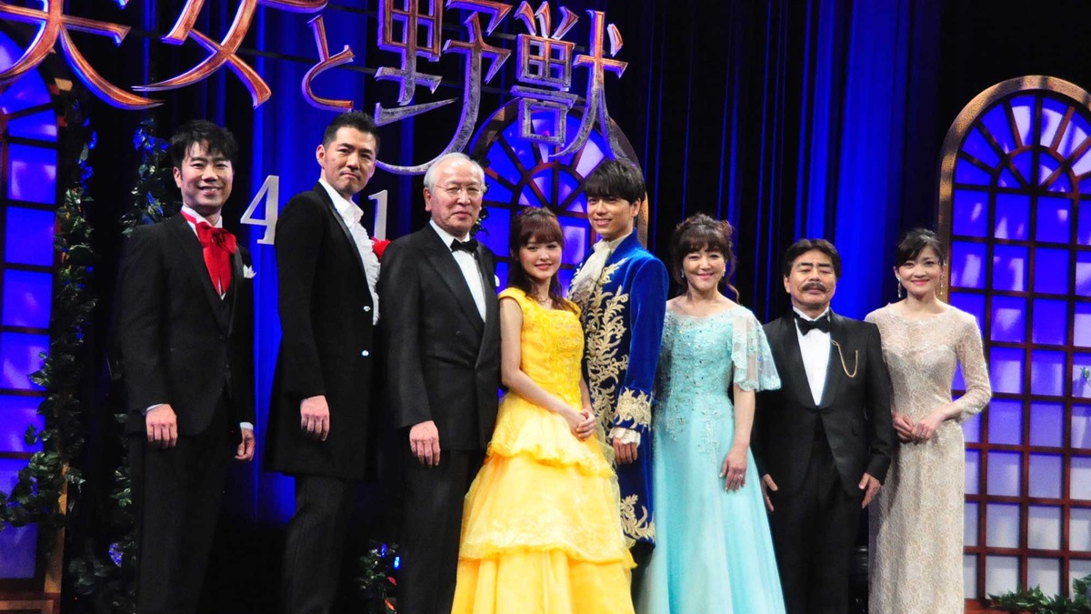 山崎育三郎 昆夏美ら 美女と野獣 日本語キャストが生歌とダンスで魅了 Cinemacafe Net