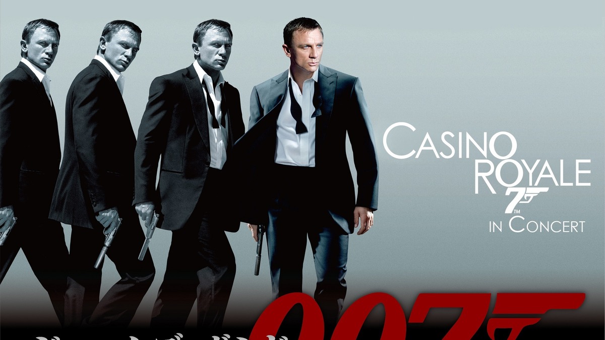 007 カジノ ロワイヤル がシネオケに ダニエル クレイグ ボンド が大迫力の生演奏 巨大スクリーンで躍動 Cinemacafe Net