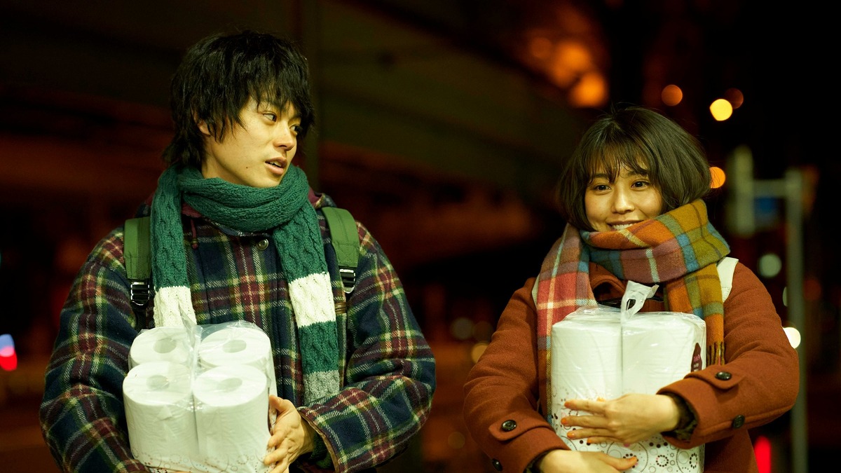 菅田将暉 有村架純メッセージ映像を上映 花束みたいな恋をした 興収億円目前 Cinemacafe Net