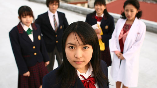 学校の階段 1枚目の写真・画像