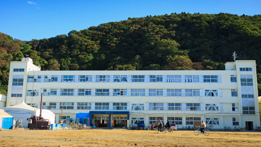 石巻市立湊小学校避難所 3枚目の写真・画像