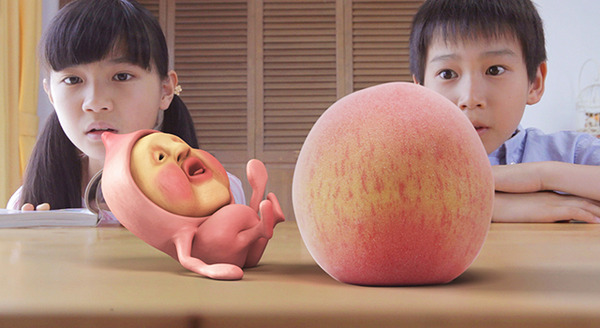 映画　こびとづかん　カクレモモジリの秘密の桃園 2枚目の写真・画像