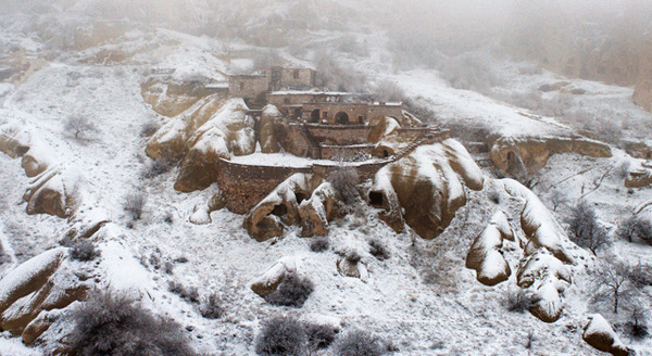 雪の轍（わだち） 2枚目の写真・画像
