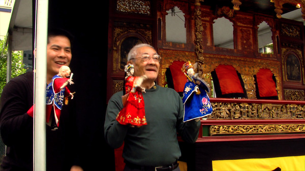 台湾、街かどの人形劇 3枚目の写真・画像