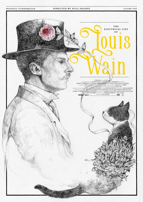 ルイス・ウェイン 生涯愛した妻とネコ 17枚目の写真・画像