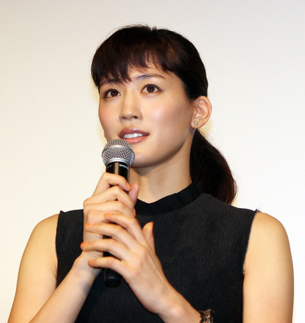 綾瀬はるか／『万能鑑定士Q －モナ・リザの瞳－』完成披露試写会