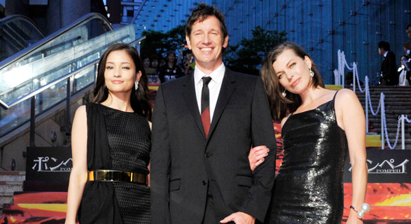黒木メイサ＆ポール・W・S・アンダーソン監督＆妻のミラ・ジョヴォヴィッチ／『ポンペイ』ジャパンプレミア