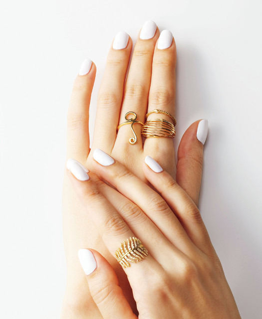 どの指にどう組み合わせるかがリングスタイルの一番のポイント