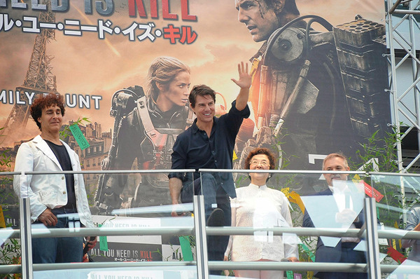 トム・クルーズ／『オール・ユー・ニード・イズ・キル』弾丸プロモーション in 福岡