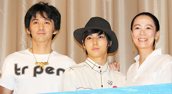 村上淳＆息子・村上虹郎＆河瀬直美（監督）／『2つ目の窓』初日舞台挨拶