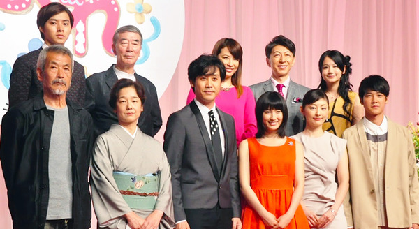 土屋太鳳＆大泉洋＆常盤貴子＆田中泯＆田中裕子＆葉山奨之＆山崎賢人＆清水富美加＆鈴木砂羽＆篠井英介＆中村敦夫／NHK連続テレビ小説「まれ」追加キャスト発表会見