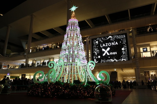 ラゾーナ川崎プラザ クリスマスイルミネーション2014（写真は2013年のもの）
