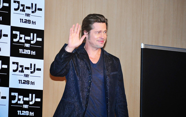 ブラッド・ピット／『フューリー』記者会見