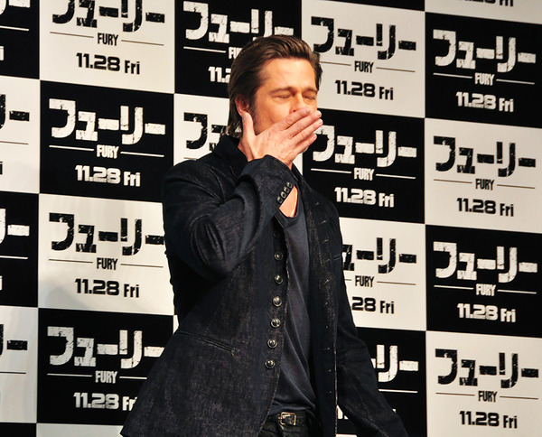 ブラッド・ピット／『フューリー』記者会見