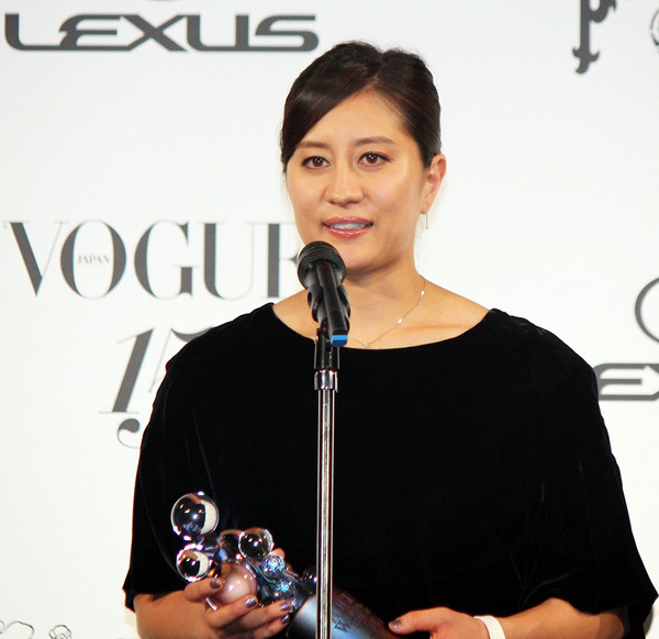 竹内智香（スノーボードアルペン選手）／「VOGUE JAPAN Women of the Year 2014」＆「VOGUE JAPAN Women of Our Time」授賞式