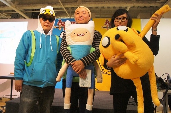 中央)湯浅政明監督、右)チェ・ウニョン氏