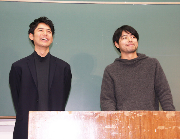 妻夫木聡＆石井裕也（監督）／『バンクーバーの朝日』ティーチイン試写会 in 武蔵野美術大学