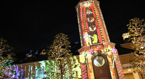 クリスマス限定プロジェクション・マッピング「クリスマス・キャロル・クロック」特別編 in イクスピアリ