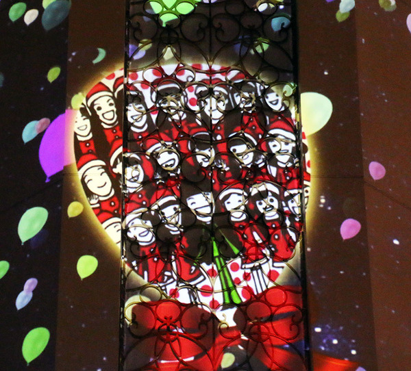 クリスマス限定プロジェクション・マッピング「クリスマス・キャロル・クロック」特別編 in イクスピアリ