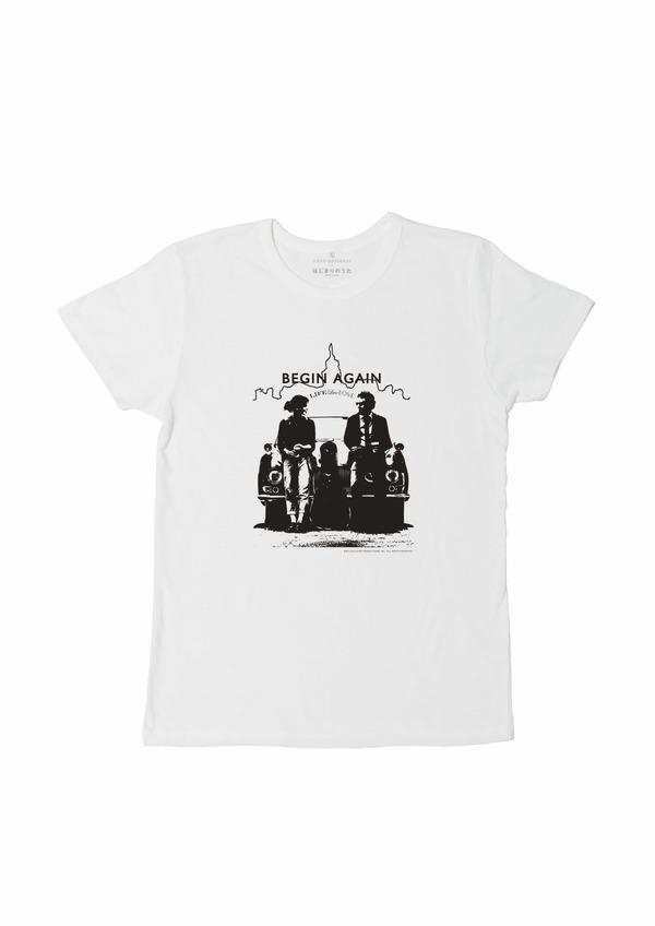 『はじまりのうた』×「ナノ・ユニバース」Tシャツ　(c)2013 KILLIFISH PRODUCTIONS, INC. ALL RIGHTS RESERVED