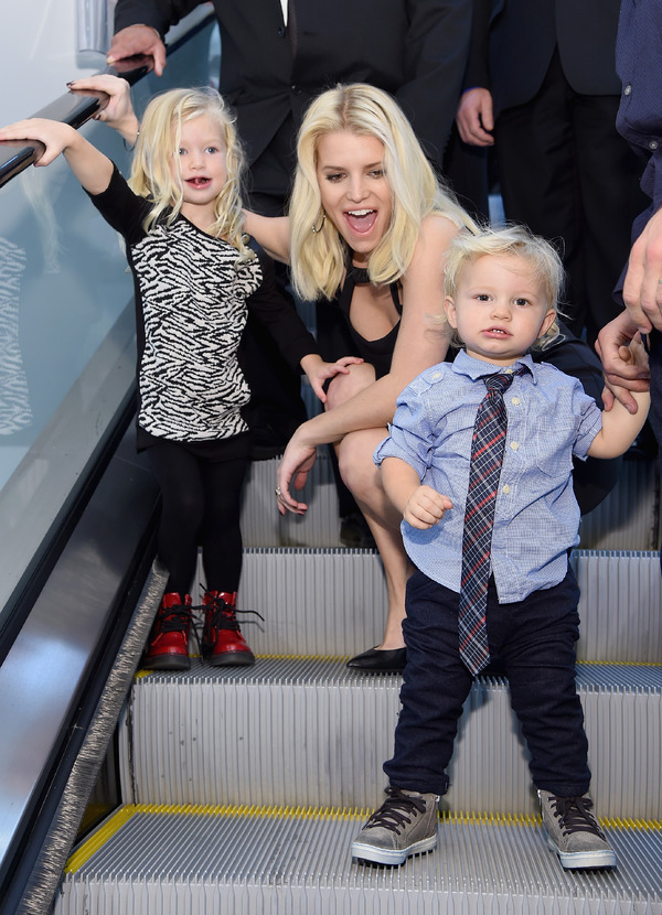 ジェシカ・シンプソン＆娘ジェシカ・シンプソン＆息子エース -(C) Getty Images