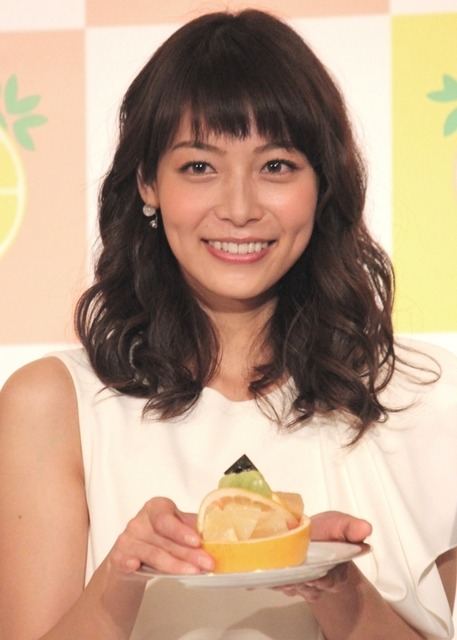イベントに登場した、女優の相武紗季