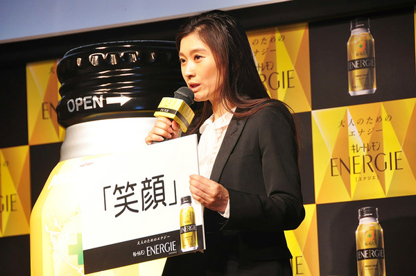 篠原涼子／「キレートレモン」新CM発表会