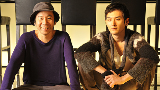 『悪夢探偵2』　塚本晋也監督＆松田龍平　photo：Yoshio Kumagai