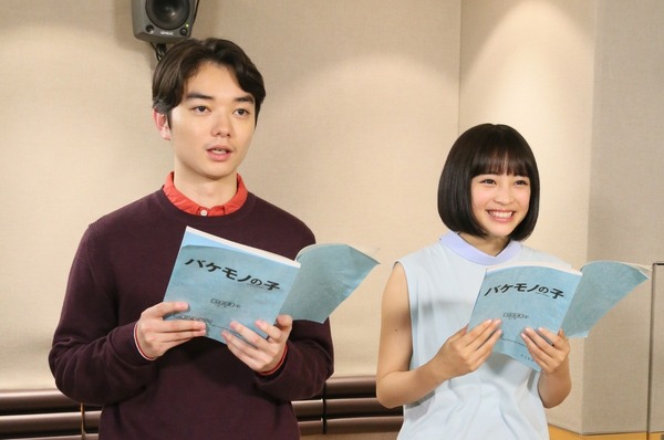 染谷将太＆広瀬すず／『バケモノの子』-(C) 2015 THE BOY AND THE BEAST FILM PARTNERS