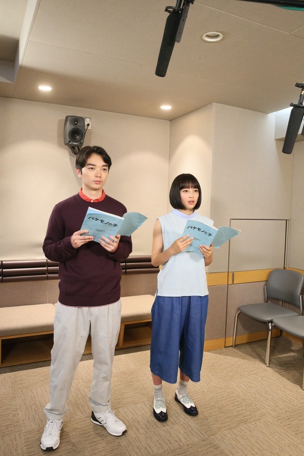 染谷将太＆広瀬すず／『バケモノの子』-(C) 2015 THE BOY AND THE BEAST FILM PARTNERS