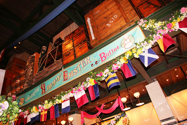店内もイースターでいっぱい！「セイリングデイ・ブッフェ」in東京ディズニーシー