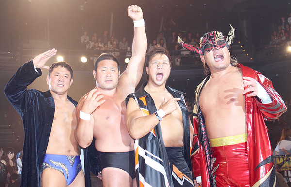 天山広吉、小島聡、永田裕志、中西学／『マッドマックス 怒りのデス・ロード』ジャパンプレミア