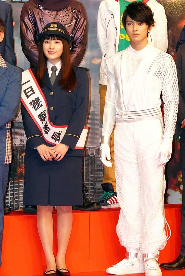 真剣佑＆筧美和子／『劇場版 仮面ライダードライブ　サプライズ・フューチャー』製作会見