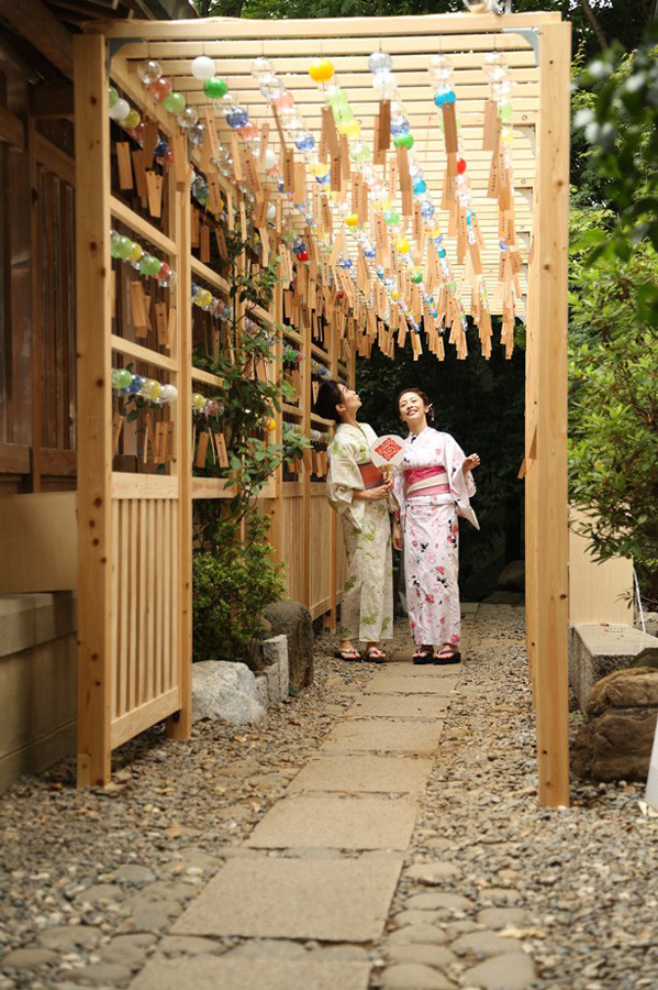 「川越氷川神社 縁むすび風鈴」風鈴小路