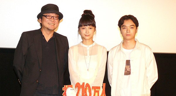 細田守監督、宮崎あおい、染谷将太／『バケモノの子』大ヒット御礼舞台挨拶