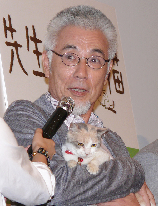 イッセー尾形／『先生と迷い猫』完成披露試写会