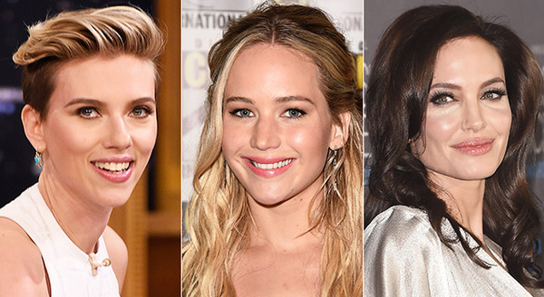 ジェニファー・ローレンス＆スカーレット・ヨハンソン＆アンジェリーナ・ジョリー-(C)Getty Images
