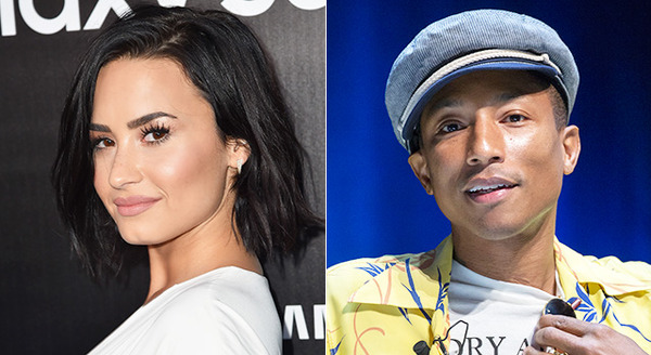デミ・ロヴァート＆ファレル・ウィリアムス-(C)Getty Images
